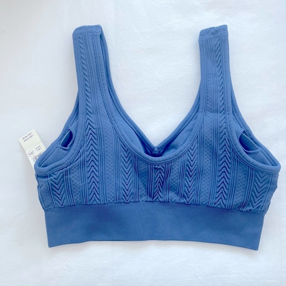Aerie Blue Sports Bra - Picture 2 of 7